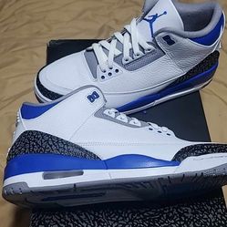 Nike Air Jordan Retro 3 Racer Blue DS Size 10.5