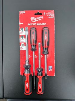 Milwaukee Cushion Grip Screw Driver set Precision