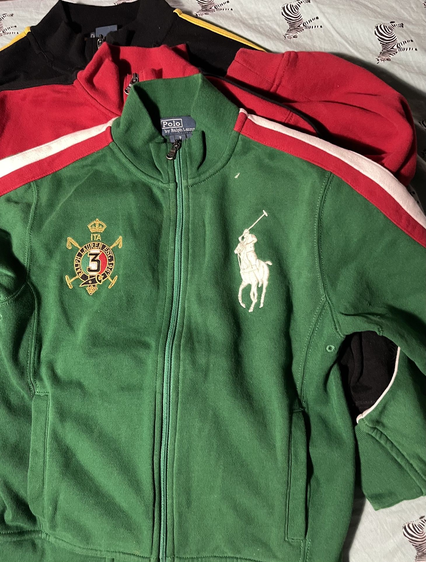 Boy's Soccer Country Fleece Zip Jacket