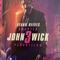 JOHN WICK Chapter 3 Parabellum (Blu-Ray + DVD-2019)
