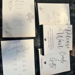 Customizable Wedding signage