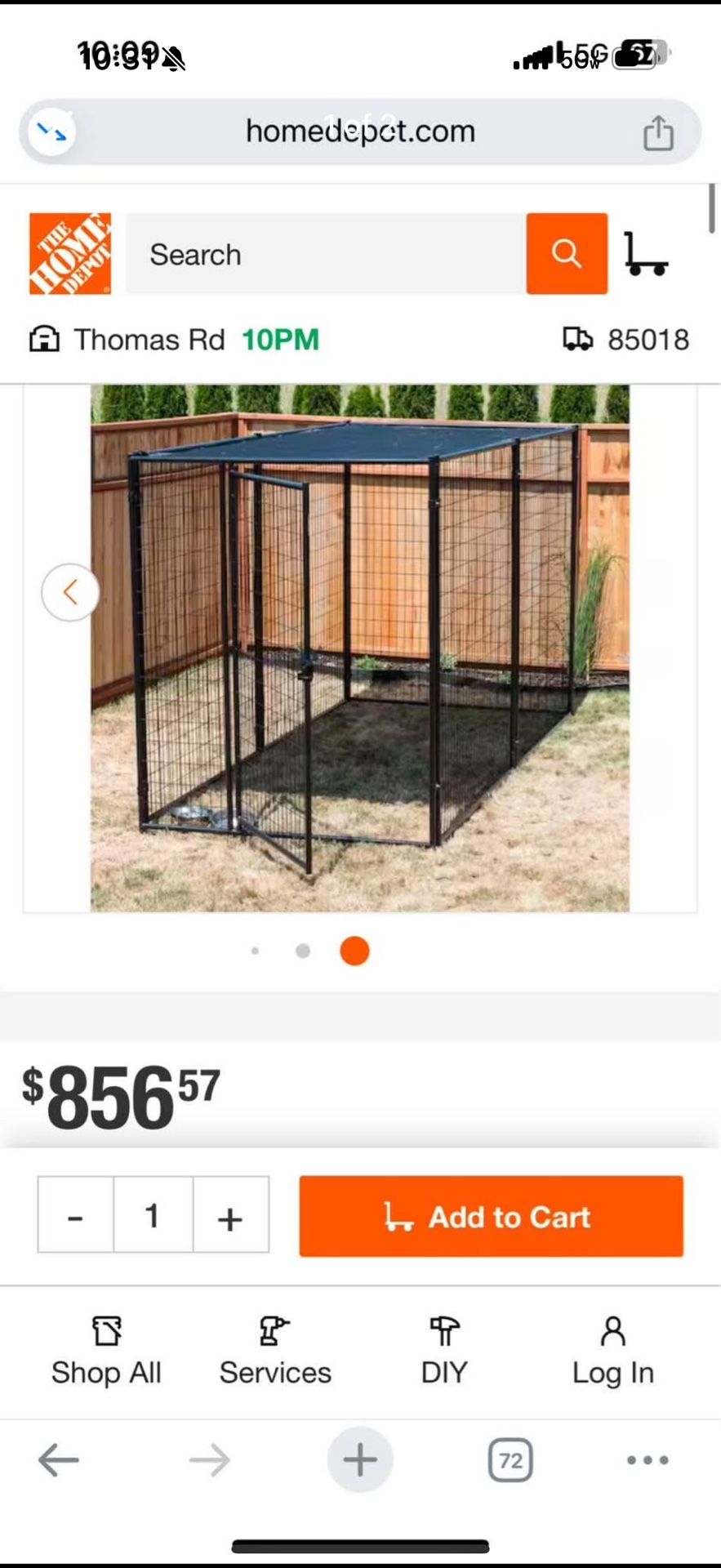 XL Dog or animal Kennel