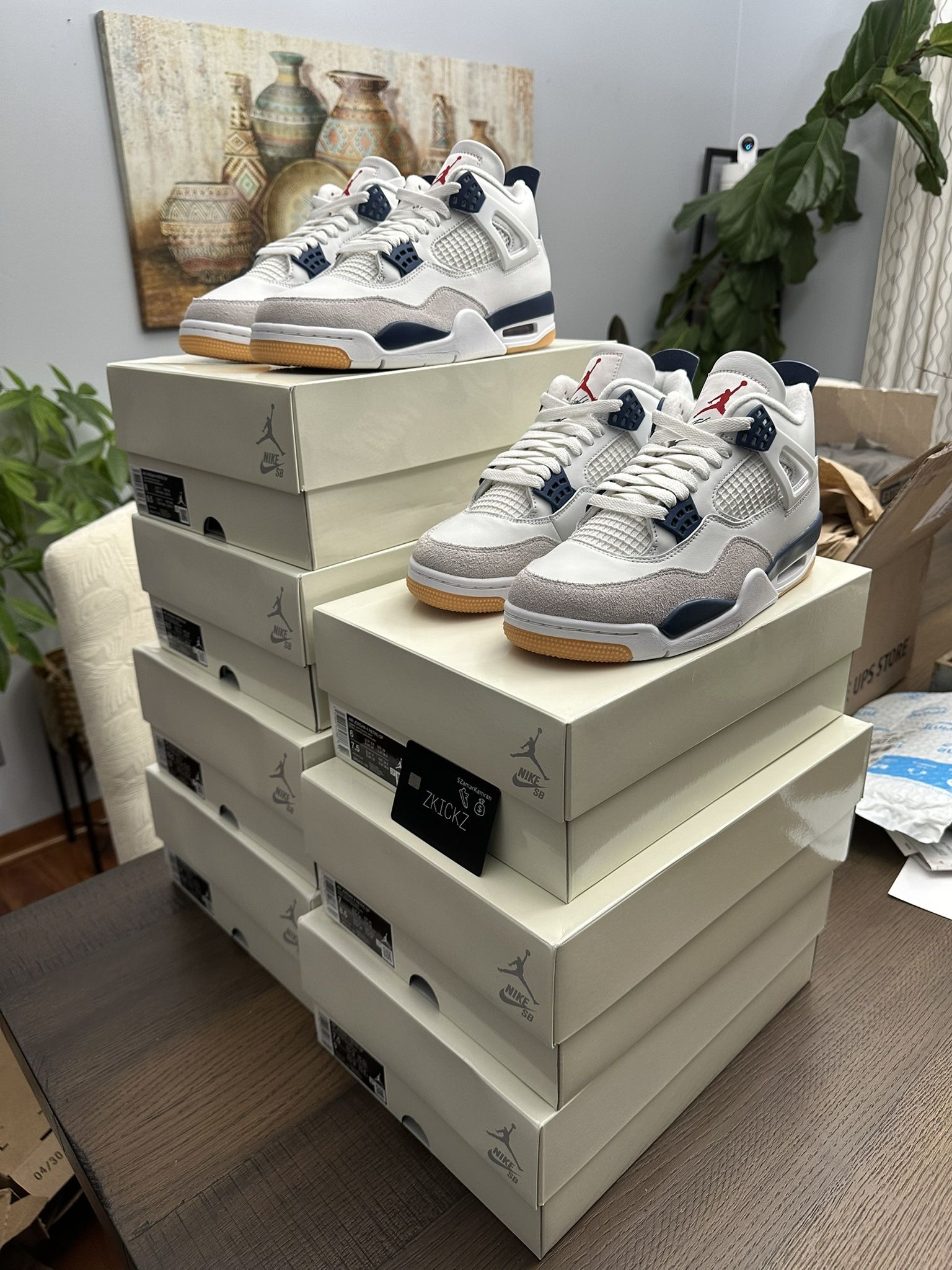 Nike Air Jordan 4 SB Navy Size 6 7 7.5 8 8.5 9.5 10 10.5 11 14