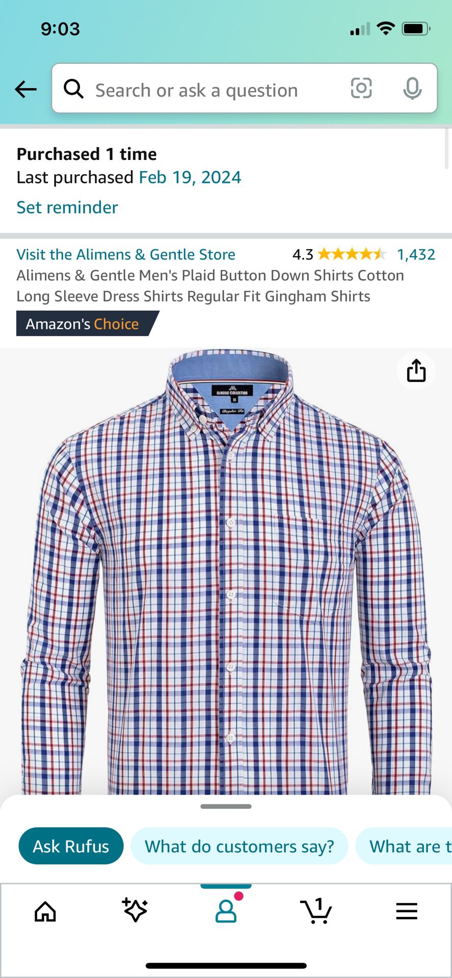 Alimens And Gentle Plaid Shirts Men’s XXL