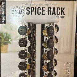 20 Jar Spice Rack (filled)