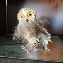 handmade owl figure