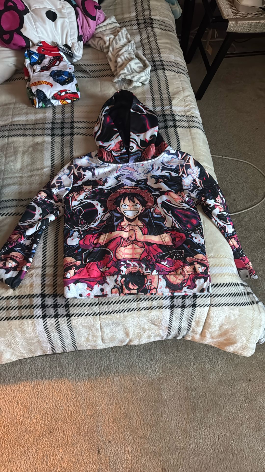 Luffi One Piece Boys Jacket Small