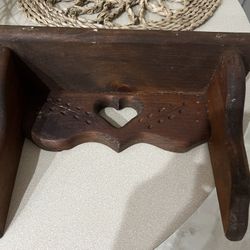 Cute Small Wood Shelf(12x8