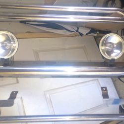Chrome Bull Bar With Lights