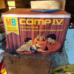 Vintage 1977 Milton Bradley Comp IV Number Sequence Game