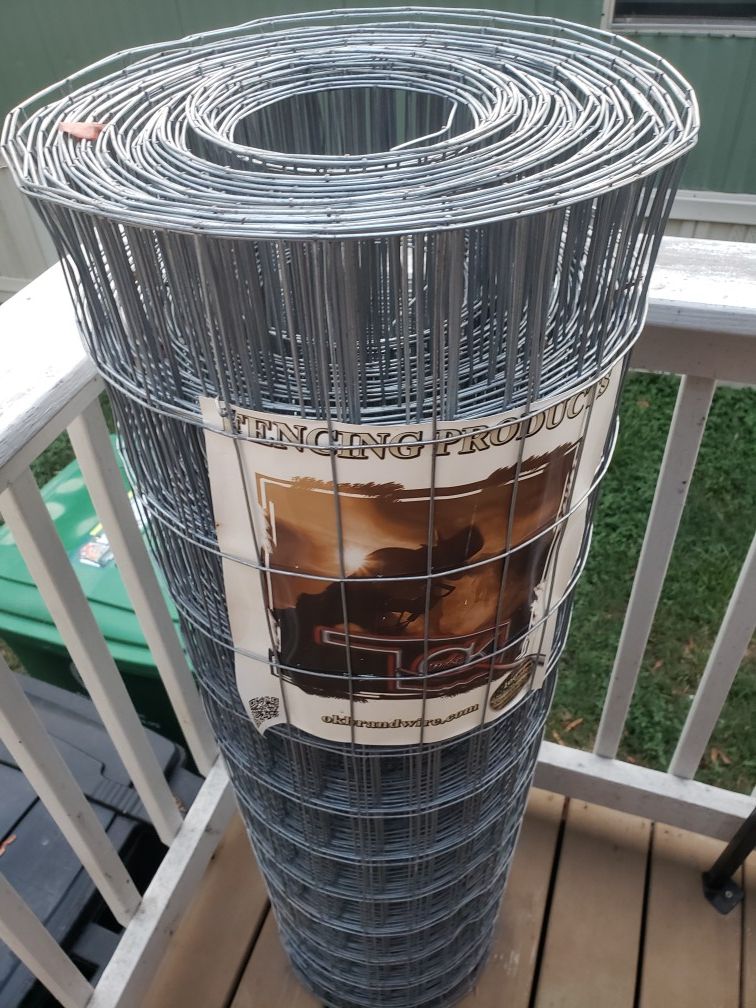 Brand new roll of wire fencing
