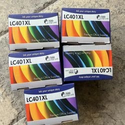 Bundle Deal! 5 Boxes LC401XL Ink (20 Cartridges Total) – New