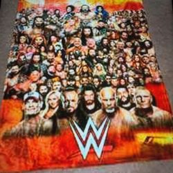 New Wrestling W W W Throw Blanket Gift