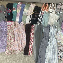 Huge Girls Clothing Lot Size 6 To 8