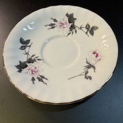 Royal Albert Queen's Messenger bone china saucer. 