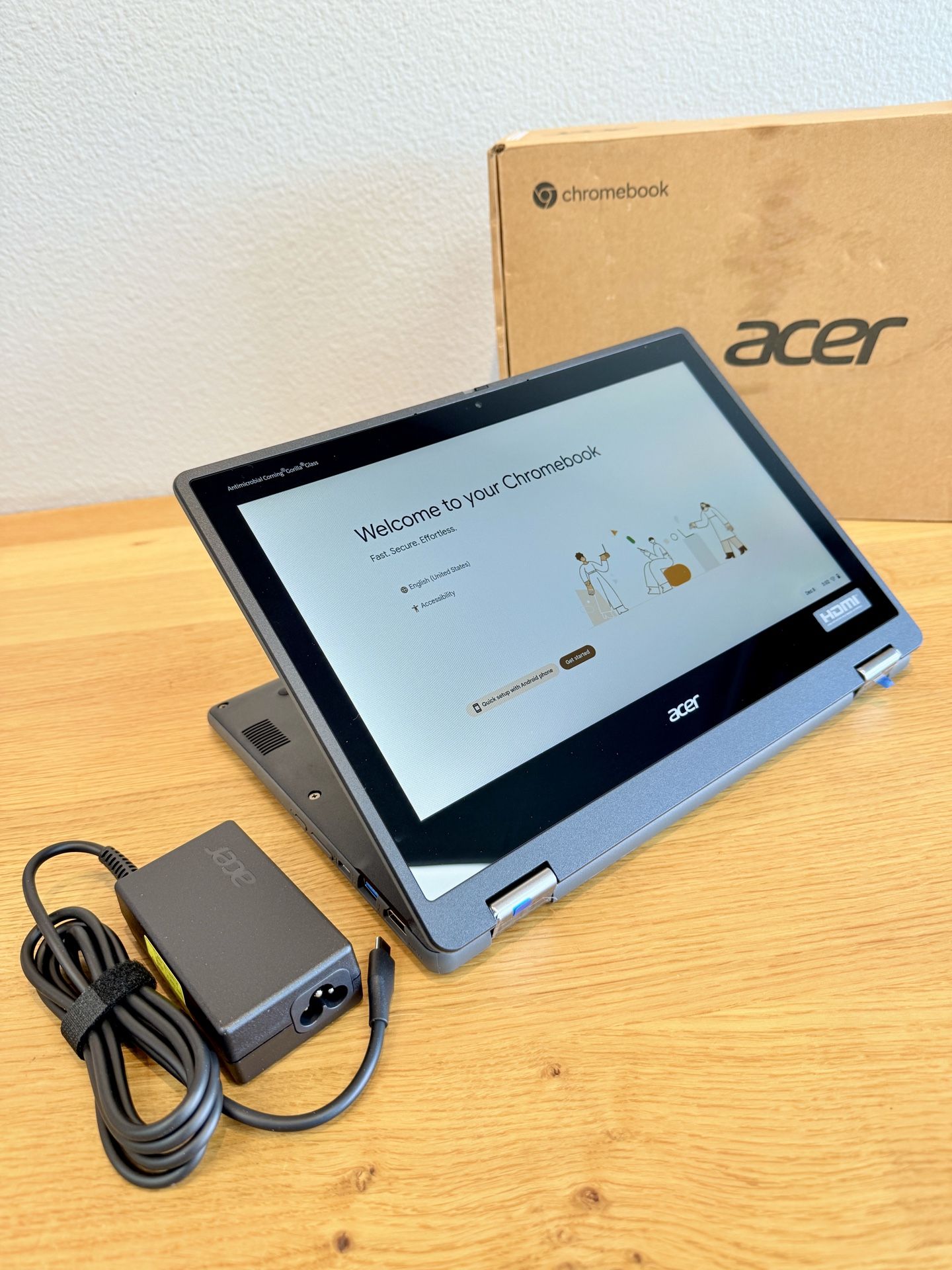 ChromeBook Laptop Foldable Touch Screen Acer New in Box ✅Intel Core Processor/8GB RAM⚡️ 10 in stock✔️Finance Available $0Down💲1 Year Warranty