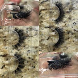 3D mink lashes $8 each