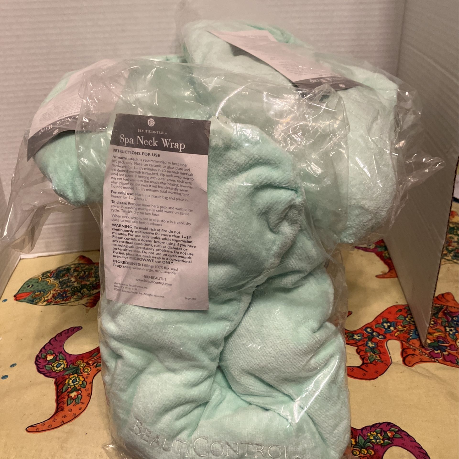 NEW Beauty Control Spa Neck Wrap- 3 Available