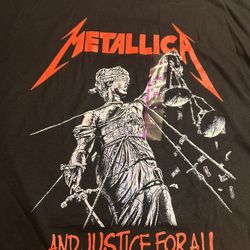 Metallica “…and Justice For All” T Shirt.