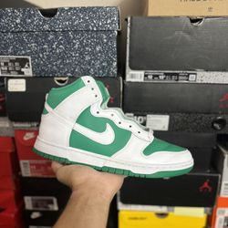 Nike Dunk High Stadium Green White size 10 VNDS 
