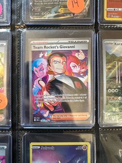 Team Rocket's Giovanni Pokémon Trainer Card 238/182