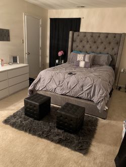 Black stools can be used as seat are for sale