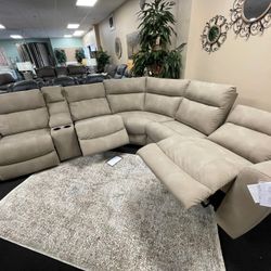Take Home Pay Later Only $39 Down Payment 🌟Durapella Reclining Sectional Couch Set 🌟 Color Options 