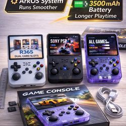 Upgraded Long Battery Game Console R36s