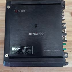 New Kenwood eXcelon X501-1 Car Amplifier 500W RMS Monoblock X-Series Compact Class D  Image 1 of New Kenwood eXcelon X501-1 Car Amplifier 500W RMS Mon
