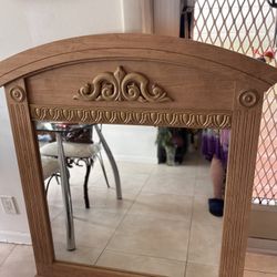 Vtg Dresser Mirror From The 70’s Mint Condition