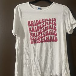 Bridesmaid shirt 