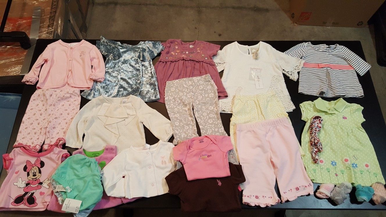 Baby girl clothes size 3/6 months