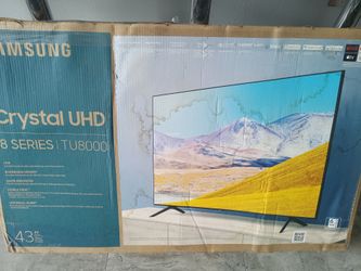Samusng 4k smart tv 43 inches open box $100 Firm no offers