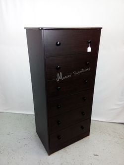 Brown Mocha Tall Bedroom Dresser!