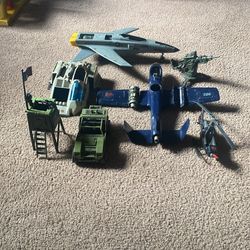 Gi Joe Vehicle Lot of 7 