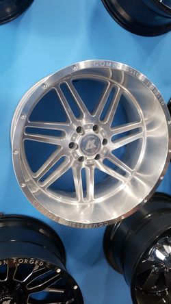 22x12 Axe 3.1 brushed 6x135 6x139 with tires