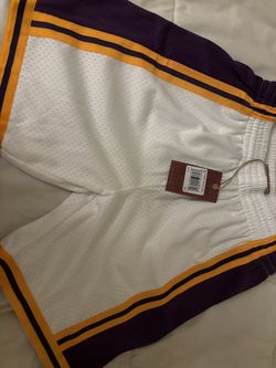 lakers white shorts 