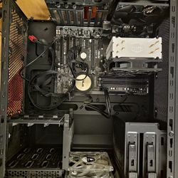 PC Case And Assorted Parts 