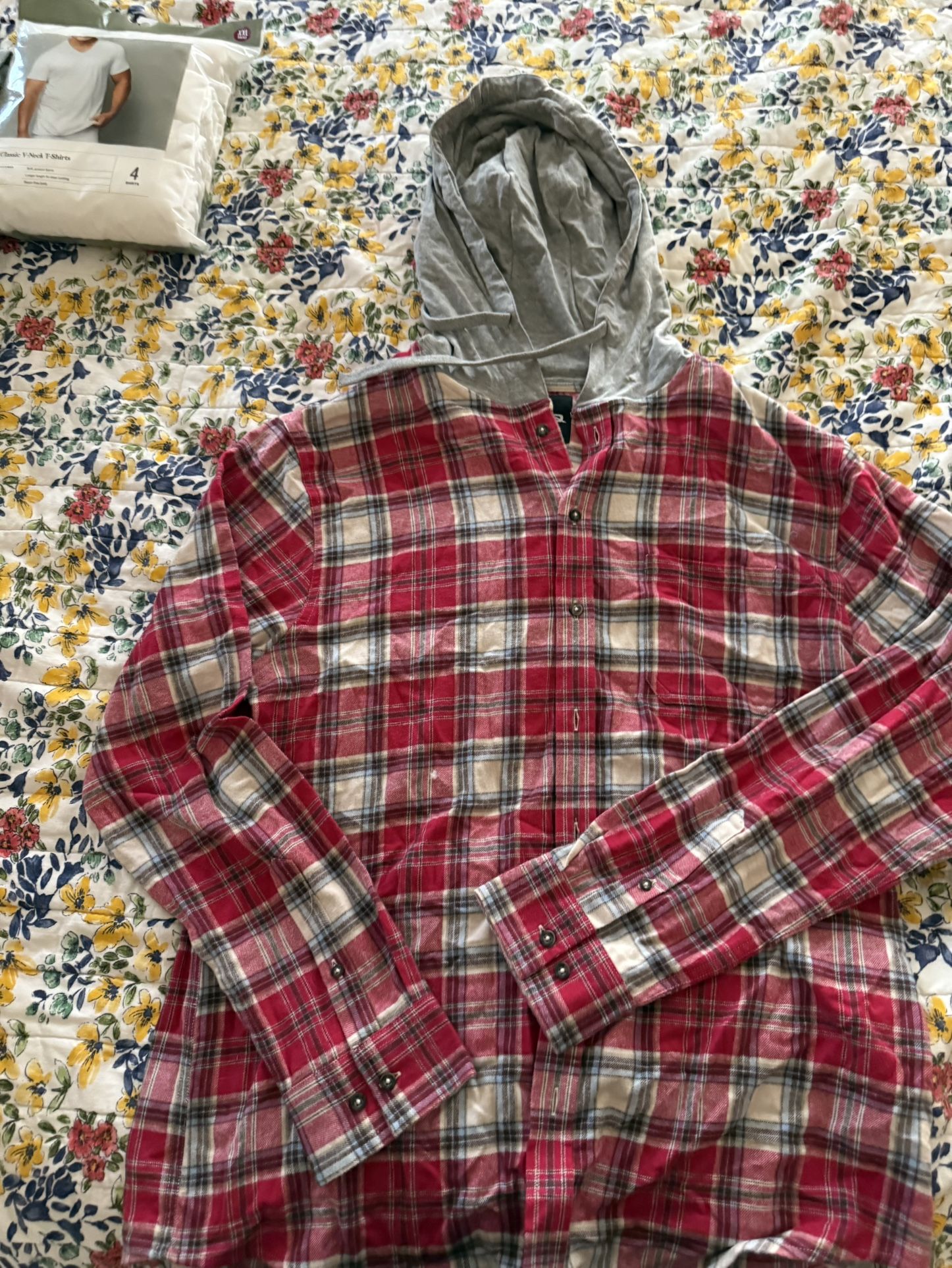 Long Sleeve Men’s Plaid Shirt