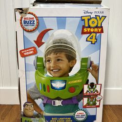 Disney Toy Story 4 Buzz Lightyear Space Ranger Armor Costume New Open Box