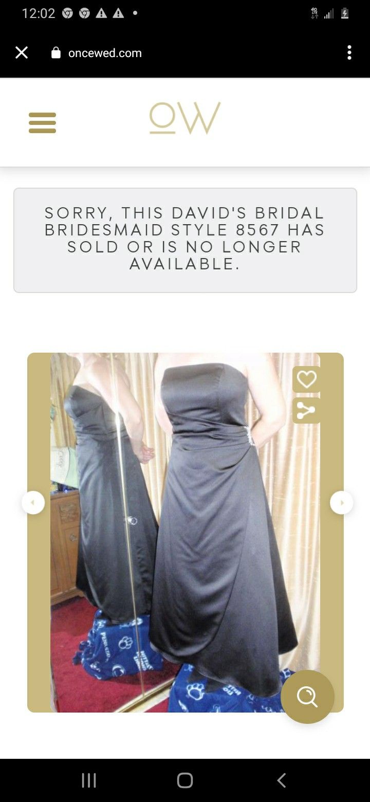 David's Bridal Dress