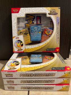 Pokémon TCG 30th Celebration Poster Collection Box