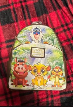Loungefly Disney The Lion King Chibi Simba & Friends Mini Backpack Set