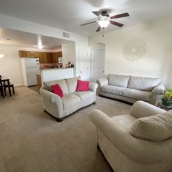 Gorgeous Microsuede Living Room Set
