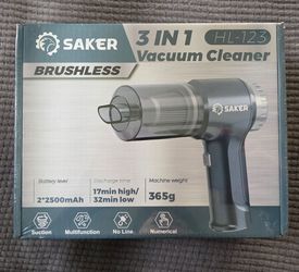 Saker 3 in 1 HL-123 Vacuum Brushless Cleaner
