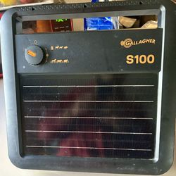 Gallagher S100 Solar Electric Fence Energizer