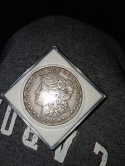 1888 silver Morgan dollar