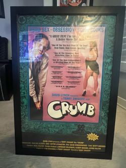 Framed Robert Crumb sighed movie poster