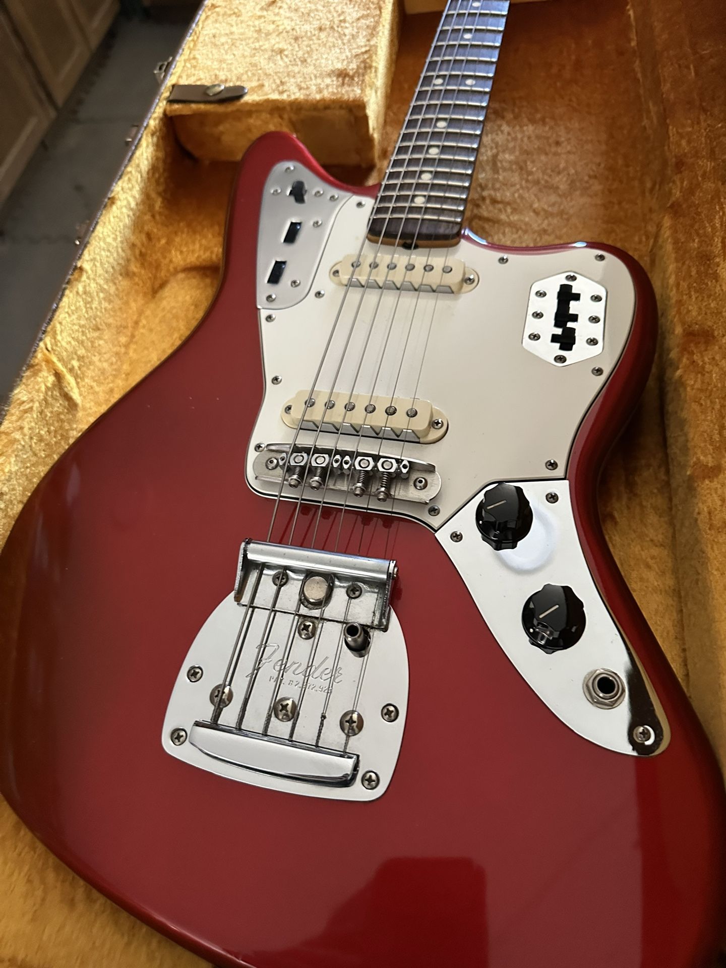 Fender 62 Reissue Jaguar USA Candy Apple Red