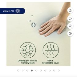 6 Inch Twin Memory Foam Mattress 